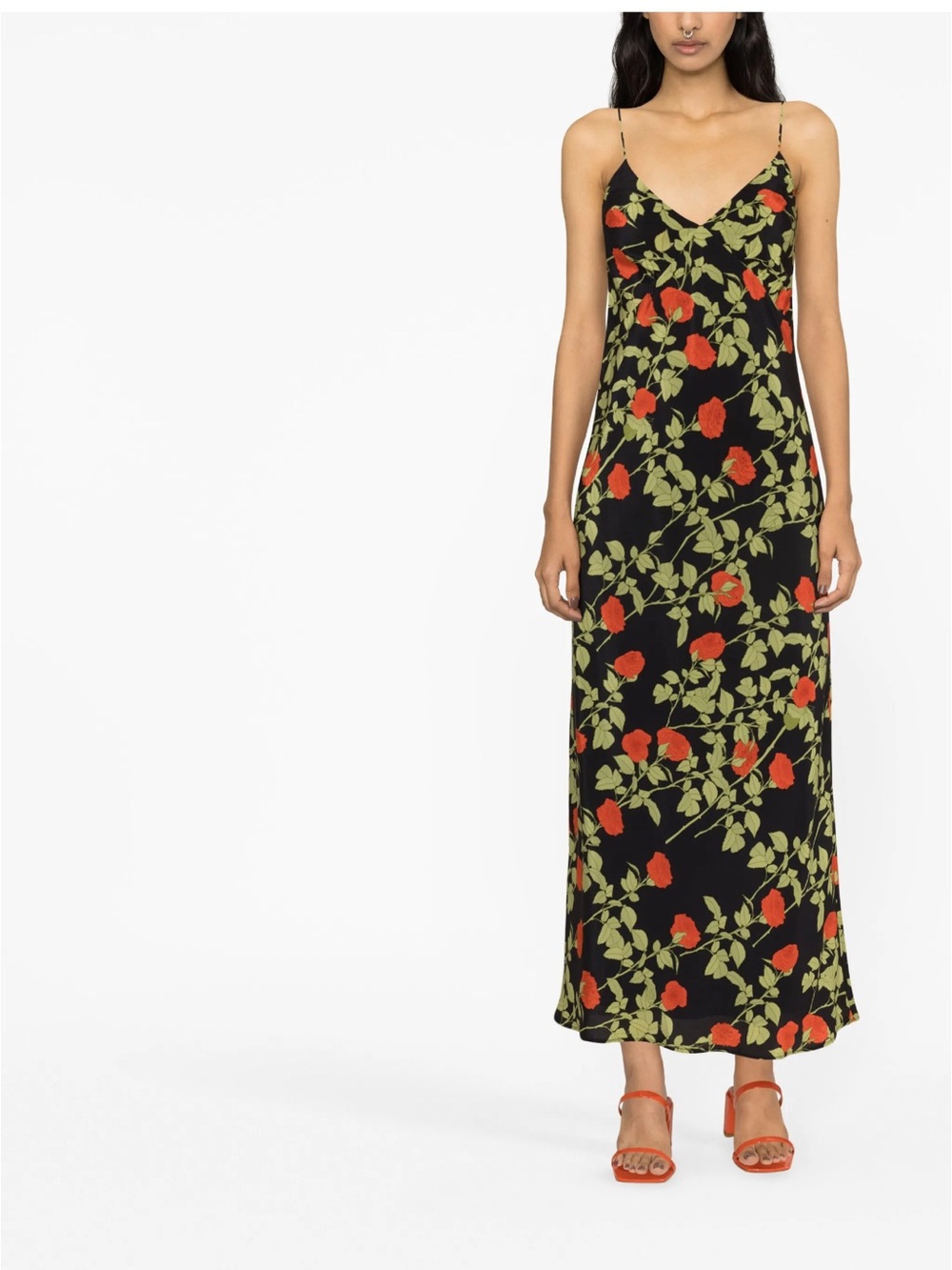 Bernadette Rose Silk Slip Dress